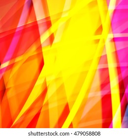 Abstract background created using colorful overlaid stripes. Vector illustration, can be used for presentations, graphic designs brochures, web design.