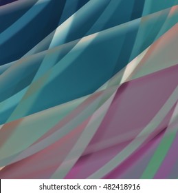 Abstract background created using colorful overlaid stripes. Vector illustration, can be used for presentations, graphic designs brochures, web design.