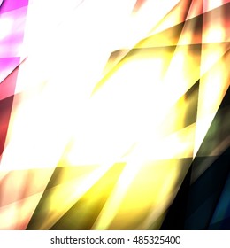 Abstract background created using colorful overlaid stripes. Vector illustration, can be used for presentations, graphic designs brochures, web design.