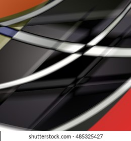 Abstract background created using colorful overlaid stripes. Vector illustration, can be used for presentations, graphic designs brochures, web design.