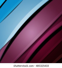 Abstract background created using colorful overlaid stripes. Vector illustration, can be used for presentations, graphic designs brochures, web design.