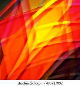 Abstract background created using colorful overlaid stripes. Vector illustration, can be used for presentations, graphic designs brochures, web design.