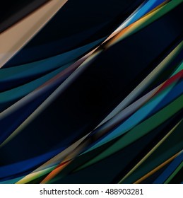 Abstract background created using colorful overlaid stripes. Vector illustration, can be used for presentations, graphic designs brochures, web design.