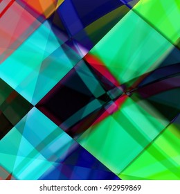 Abstract background created using colorful overlaid stripes. Vector illustration, can be used for presentations, graphic designs brochures, web design.