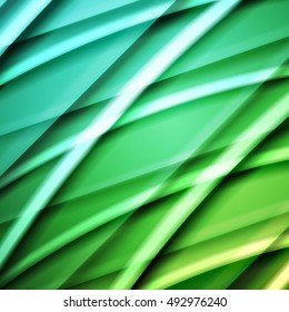 Abstract background created using colorful overlaid stripes. Vector illustration, can be used for presentations, graphic designs brochures, web design.