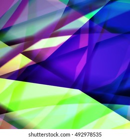 Abstract background created using colorful overlaid stripes. Vector illustration, can be used for presentations, graphic designs brochures, web design.