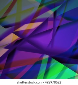 Abstract background created using colorful overlaid stripes. Vector illustration, can be used for presentations, graphic designs brochures, web design.