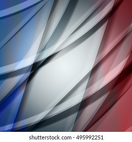 Abstract background created using colorful overlaid stripes. Vector illustration, can be used for presentations, graphic designs brochures, web design.