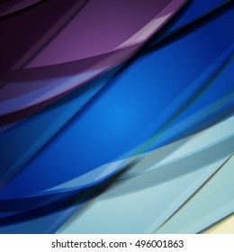 Abstract background created using colorful overlaid stripes. Vector illustration, can be used for presentations, graphic designs brochures, web design.