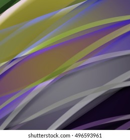Abstract background created using colorful overlaid stripes. Vector illustration, can be used for presentations, graphic designs brochures, web design.