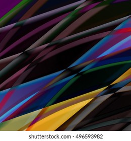 Abstract background created using colorful overlaid stripes. Vector illustration, can be used for presentations, graphic designs brochures, web design.