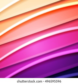 Abstract background created using colorful overlaid stripes. Vector illustration, can be used for presentations, graphic designs brochures, web design.