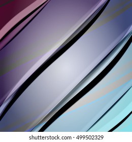 Abstract background created using colorful overlaid stripes. Vector illustration, can be used for presentations, graphic designs brochures, web design.