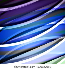 Abstract background created using colorful overlaid stripes. Vector illustration, can be used for presentations, graphic designs brochures, web design.