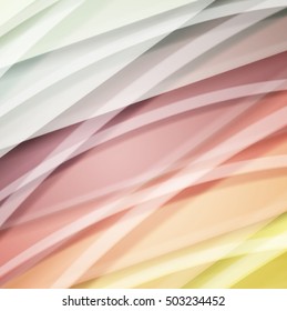 Abstract background created using colorful overlaid stripes. Vector illustration, can be used for presentations, graphic designs brochures, web design.