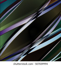 Abstract background created using colorful overlaid stripes. Vector illustration, can be used for presentations, graphic designs brochures, web design.