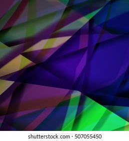 Abstract background created using colorful overlaid stripes. Vector illustration, can be used for presentations, graphic designs brochures, web design.