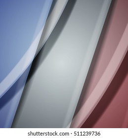 Abstract background created using colorful overlaid stripes. Vector illustration, can be used for presentations, graphic designs brochures, web design.