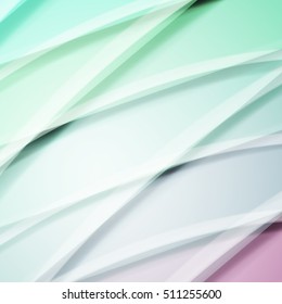Abstract background created using colorful overlaid stripes. Vector illustration, can be used for presentations, graphic designs brochures, web design.