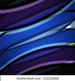 Abstract background created using colorful overlaid stripes. Vector illustration, can be used for presentations, graphic designs brochures, web design.