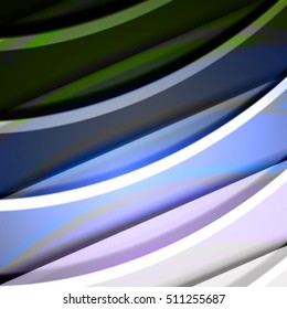 Abstract background created using colorful overlaid stripes. Vector illustration, can be used for presentations, graphic designs brochures, web design.