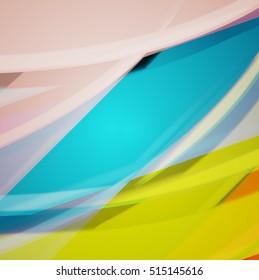 Abstract background created using colorful overlaid stripes. Vector illustration, can be used for presentations, graphic designs brochures, web design.