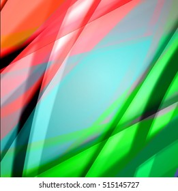 Abstract background created using colorful overlaid stripes. Vector illustration, can be used for presentations, graphic designs brochures, web design.