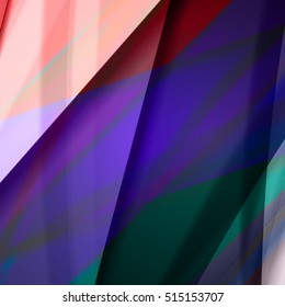 Abstract background created using colorful overlaid stripes. Vector illustration, can be used for presentations, graphic designs brochures, web design.