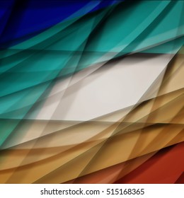 Abstract background created using colorful overlaid stripes. Vector illustration, can be used for presentations, graphic designs brochures, web design.