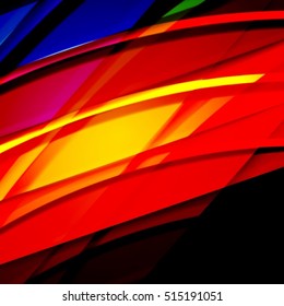 Abstract background created using colorful overlaid stripes. Vector illustration, can be used for presentations, graphic designs brochures, web design.