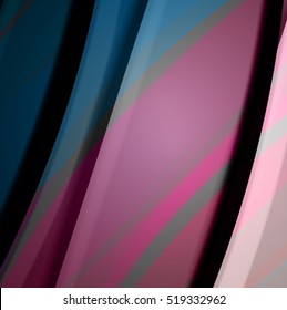 Abstract background created using colorful overlaid stripes. Vector illustration, can be used for presentations, graphic designs brochures, web design.