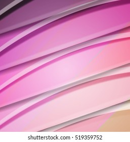 Abstract background created using colorful overlaid stripes. Vector illustration, can be used for presentations, graphic designs brochures, web design.