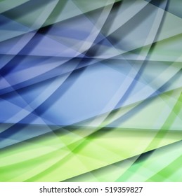 Abstract background created using colorful overlaid stripes. Vector illustration, can be used for presentations, graphic designs brochures, web design.