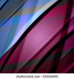Abstract background created using colorful overlaid stripes. Vector illustration, can be used for presentations, graphic designs brochures, web design.