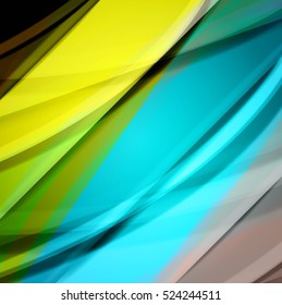 Abstract background created using colorful overlaid stripes. Vector illustration, can be used for presentations, graphic designs brochures, web design.
