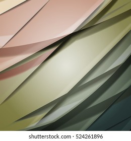 Abstract background created using colorful overlaid stripes. Vector illustration, can be used for presentations, graphic designs brochures, web design.