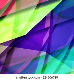 Abstract background created using colorful overlaid stripes. Vector illustration, can be used for presentations, graphic designs brochures, web design.