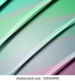 Abstract background created using colorful overlaid stripes. Vector illustration, can be used for presentations, graphic designs brochures, web design.