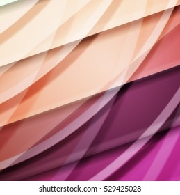 Abstract background created using colorful overlaid stripes. Vector illustration, can be used for presentations, graphic designs brochures, web design.