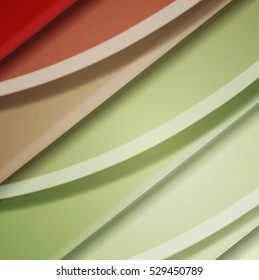 Abstract background created using colorful overlaid stripes. Vector illustration, can be used for presentations, graphic designs brochures, web design.