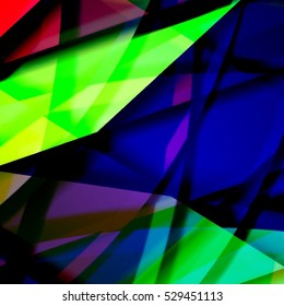 Abstract background created using colorful overlaid stripes. Vector illustration, can be used for presentations, graphic designs brochures, web design.