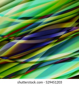 Abstract background created using colorful overlaid stripes. Vector illustration, can be used for presentations, graphic designs brochures, web design.