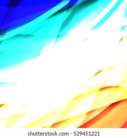 Abstract background created using colorful overlaid stripes. Vector illustration, can be used for presentations, graphic designs brochures, web design.