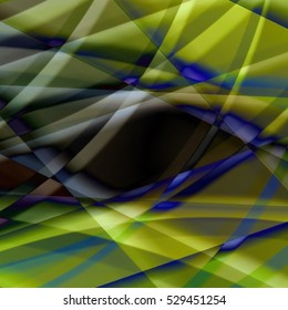 Abstract background created using colorful overlaid stripes. Vector illustration, can be used for presentations, graphic designs brochures, web design.