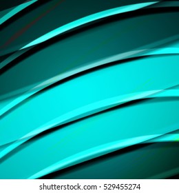 Abstract background created using colorful overlaid stripes. Vector illustration, can be used for presentations, graphic designs brochures, web design.