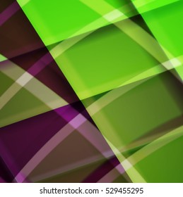 Abstract background created using colorful overlaid stripes. Vector illustration, can be used for presentations, graphic designs brochures, web design.