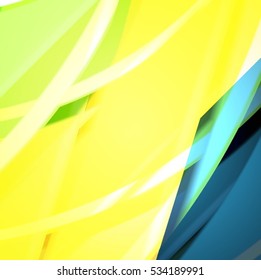 Abstract background created using colorful overlaid stripes. Vector illustration, can be used for presentations, graphic designs brochures, web design.