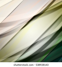 Abstract background created using colorful overlaid stripes. Vector illustration, can be used for presentations, graphic designs brochures, web design.