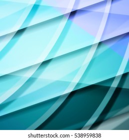 Abstract background created using colorful overlaid stripes. Vector illustration, can be used for presentations, graphic designs brochures, web design.