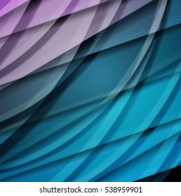 Abstract background created using colorful overlaid stripes. Vector illustration, can be used for presentations, graphic designs brochures, web design.